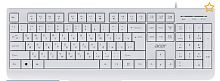 Клавиатура Acer OKW400 белый USB Multimedia (ZL.KBDEE.01B) каб.:1.8м 