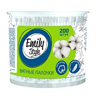 Emily Style ватные палочки банка 200шт