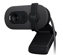 Камера Web Logitech Brio 95 графитовый 2Mpix (1920x1080) USB2.0 с микрофоном для ноутбука (960-00158