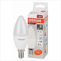 Лампа светодиодная LED Value LVCLB60 7SW/840 7Вт свеча матовая E14 230В 10х1 RU OSRAM 4058075578944