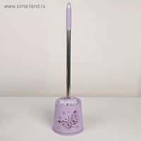 Ерш для унитаза "Бабочки" 12,5х12,5х50 см  МИКС  4563137