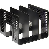 Лоток-сортер вертикальный Erich Krause, 3 отделения, черный