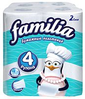 полотенца бум.Familia Classic 2сл 4 рул (8шт)