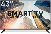 LЕD-телевизор SOUNDMAX SM-LED43M02SU-SMART(черный)