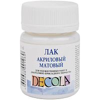 Лак акриловый матовый Decola, 50мл