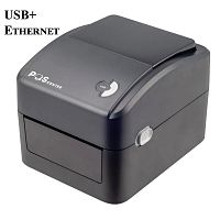 Термопринтер этикеток Poscenter PC-100UE, 203 dpi, USB+Ethernet (работает по сети)