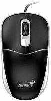 Мышь проводная GENIUS Мышь проводная DX-111 /1200 dpi/оптический/3 кнопки/USB-A/кабель 1,5м/черно-се