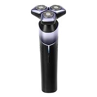 Бритва Centek CT-2149 (черн) 5 насадок, магнит 3D, сухое/влажное бритьё, USB-С, Li-ion 600мAч, IPX7