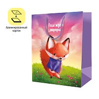 Пакет подарочный 11*14*6,5см ArtSpace "Тебя ждет сюрприз", ламинированный