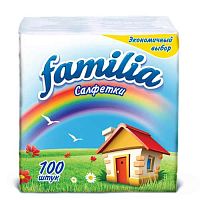 салфетки Familia 24*23 100шт