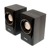 Dialog Stride AST-15UP BLACK - акустические колонки 2.0, 6W RMS, черные, питание от USB