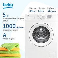 Стиральная машина BEKO WRS 5511 BWW