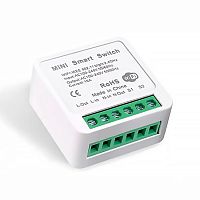 Умное Zigbee реле Tuya Smart Life с голосовым помощником Алиса 16А  (розница)