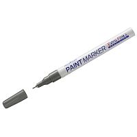 Маркер-краска MunHwa "Extra Fine Paint Marker" серебро, 1мм, нитро-основа