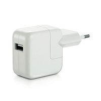 СЗУ без кабеля Apple 12W USB для iPhone/iPod (2.4А, 1хUSB, белый) (MD836ZM/A / MGN03ZM/A)
