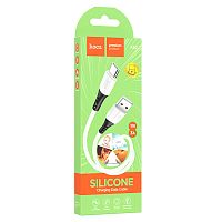 USB кабель для USB Type-C 1.0м HOCO X82 силиконовый (черный) 3.0A