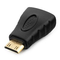 Переходник HDMI-miniHDMI Cablexpert A-HDMI-FC, 19F/19M, золотые разъемы, пакет