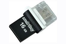 USB флэш SMARTBUY (SB16GBPO-K) 16GB POKO SERIES OTG BLACK