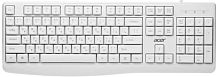 Клавиатура Acer OKW301 белый USB Multimedia для ноутбука (ZL.KBDCC.01B) 