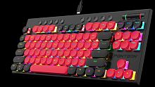 PANTEON T20 PRO BS HS D Red-Black (55) Механическая низкопрофильная программируемая клавиатура (TKL