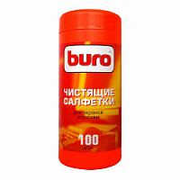 Салфетки Buro BU-Tscreen для экранов мониторов/плазменных/ЖК телевизоров/ноутбуков туба 100шт влажны