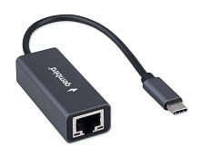 Сетевой адаптер Ethernet Gembird NIC-U8, Type-C USB 3.0 - Gigabit Ethernet adapter, алюминий, RTL815