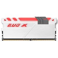 Модуль памяти GeIL 8GB GeIL DDR4 2400 DIMM EVO X White GEXG48GB2400C16SC Non-ECC, CL16, 1.2V, Hybrid