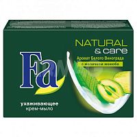 FA (Фа) Крем-мыло 90гр Natural & Care Белый Виноград и Молочко Жожоба *40/1958927/1766358/1614098