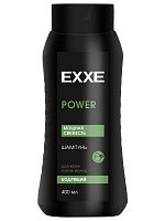 Exxe Men Шампунь д/всех типов волос Бодрящий Power 400 мл