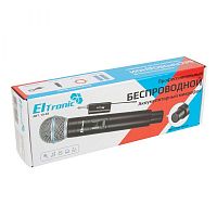 Микрофон караоке ELTRONIC беспроводной 10-03 (черный)