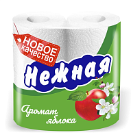 т.бумага Нежная 4шт Арома яблоко