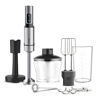 Блендер Centek CT-1312 (черный/сталь) 1500 Вт, 15 скор, чоппер, стакан, венчик , крюк, каппуч., пюре