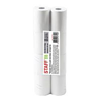 Чековая лента ТЕРМОБУМАГА 57мм (диам.37-42мм, длина 19м, вт.12мм) КОМПЛЕКТ 8шт, 44г/м2, STAFF 111953