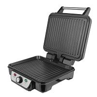 Контактный гриль Centek CT-1463 1800 Вт  2 жаровни <280х230мм> антипригар, нерж отдел, max 240°С