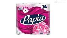 т.бумага Papia 3сл 4 рул(14 шт.в уп.) Таинственный сад