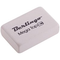 Ластик Berlingo "Mega Top", прямоугольный, натуральный каучук, 32*18*8мм