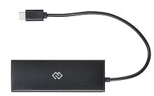 Разветвитель USB-C Digma HUB-4U2.0-UC-B 4порт. черный