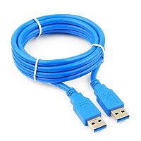 Кабель USB 3.0 Pro Cablexpert CCP-USB3-AMAM-6, AM/AM, 1.8м, экран, синий, пакет