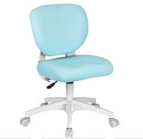 Кресло детское Cactus CS-CHR-3594BL голубой крестов. пластик белый 
