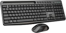 Клавиатура + мышь Оклик S275W клав:черный мышь:черный USB беспроводная slim Multimedia (1993113)