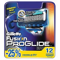 FUSION ProGlide Сменные кассеты для бритья 12шт