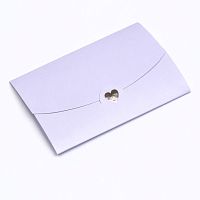 Конверт под сертификат с тиснением, лаванда, 10,5 х 7 