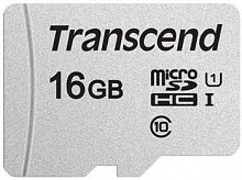 Флеш карта microSDHC 16Gb Class10 Transcend TS16GUSD300S w/o adapter