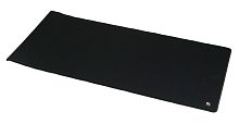 Коврик для мыши Gembird MP-90-40-BLACK, черный, 900х400х3мм, ткань+резина, оверлок, коробка