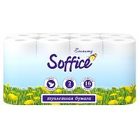т.бумага Soffice Economy 16рул 2 слоя белая (4шт)