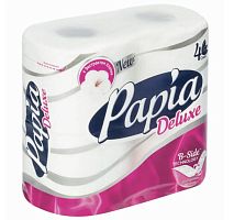 т.бумага Papia Deluxe 4сл 4 рул(14 шт.в уп.)