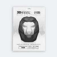 Набор для создания полигональной фигуры «Лев», 32,5 х 44 см   
