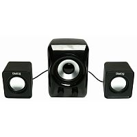 Dialog Colibri AC-202UP BLACK - aкустические колонки 2.1, 11W RMS, черные, питание от USB