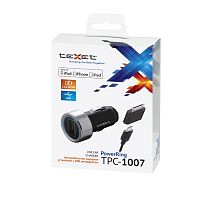 Автомобильное ЗУ 2,1 A micro USB teXet TPC-1007
