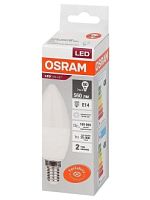Лампа светодиодная LED Value LVCLB75 10SW/830 10Вт свеча матовая E14 230В 10х1 RU OSRAM 405807557912